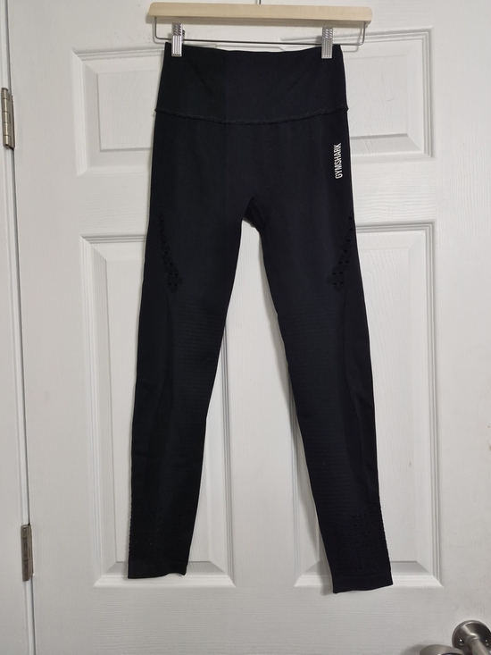 Gymshark Pants - Gymshark Kids Black High-Waist Leggings